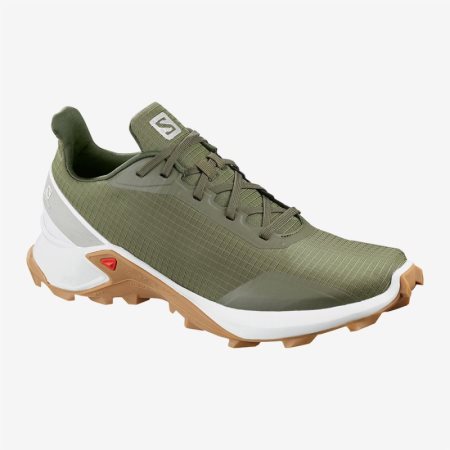 Scarpe Trail Running Salomon ALPHACROSS Uomo Verde Oliva IT 3-O20